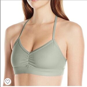 ALO yoga sunny strappy bra. Size small. Color is Sage green